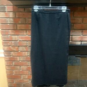 Old Navy Black Linen Skirt